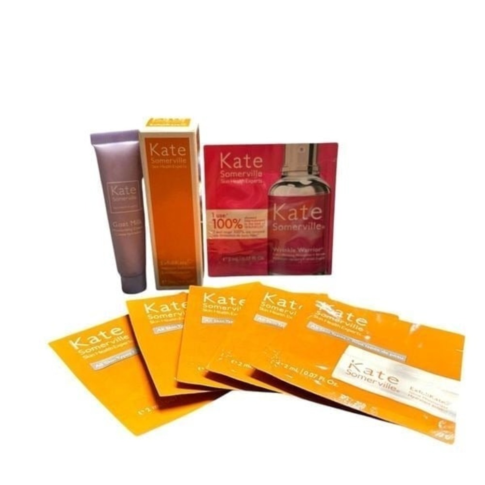Kate Somerville ExfoliKate 17. 5 ml Goat Milk 7.5 ml wrinkle warrior 2ml travel